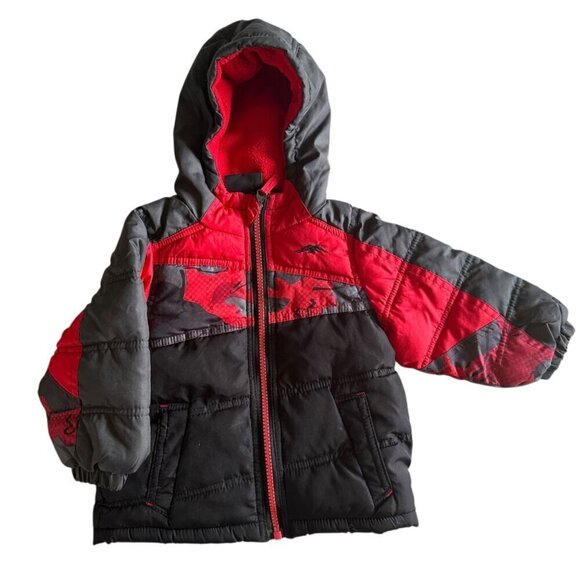 Pacific Trail Other - pacific trail jacket boys size 12M fleece lined hooded red black